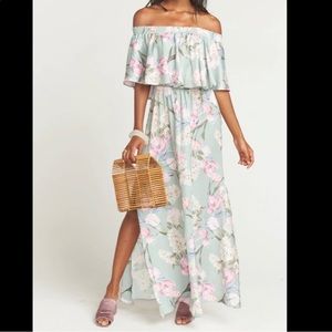 show me your mumu primavera floral hackenda maxi dress size S J3